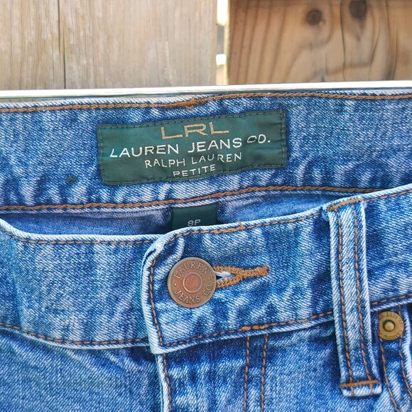 LAUREN RALPH LAUREN Jeans Women's Size 8P Classic Straight - Picture 2 of 4